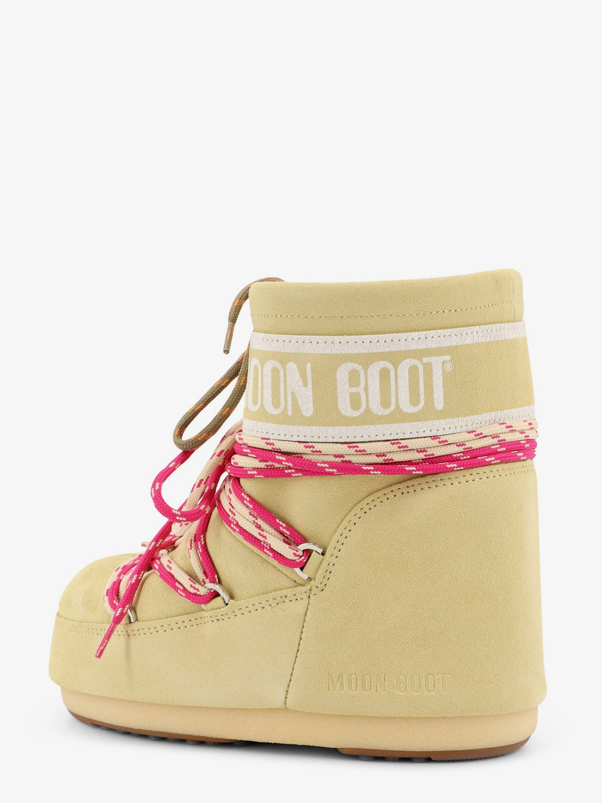 Moon Boot Icon Low suede boots - Light Yellow