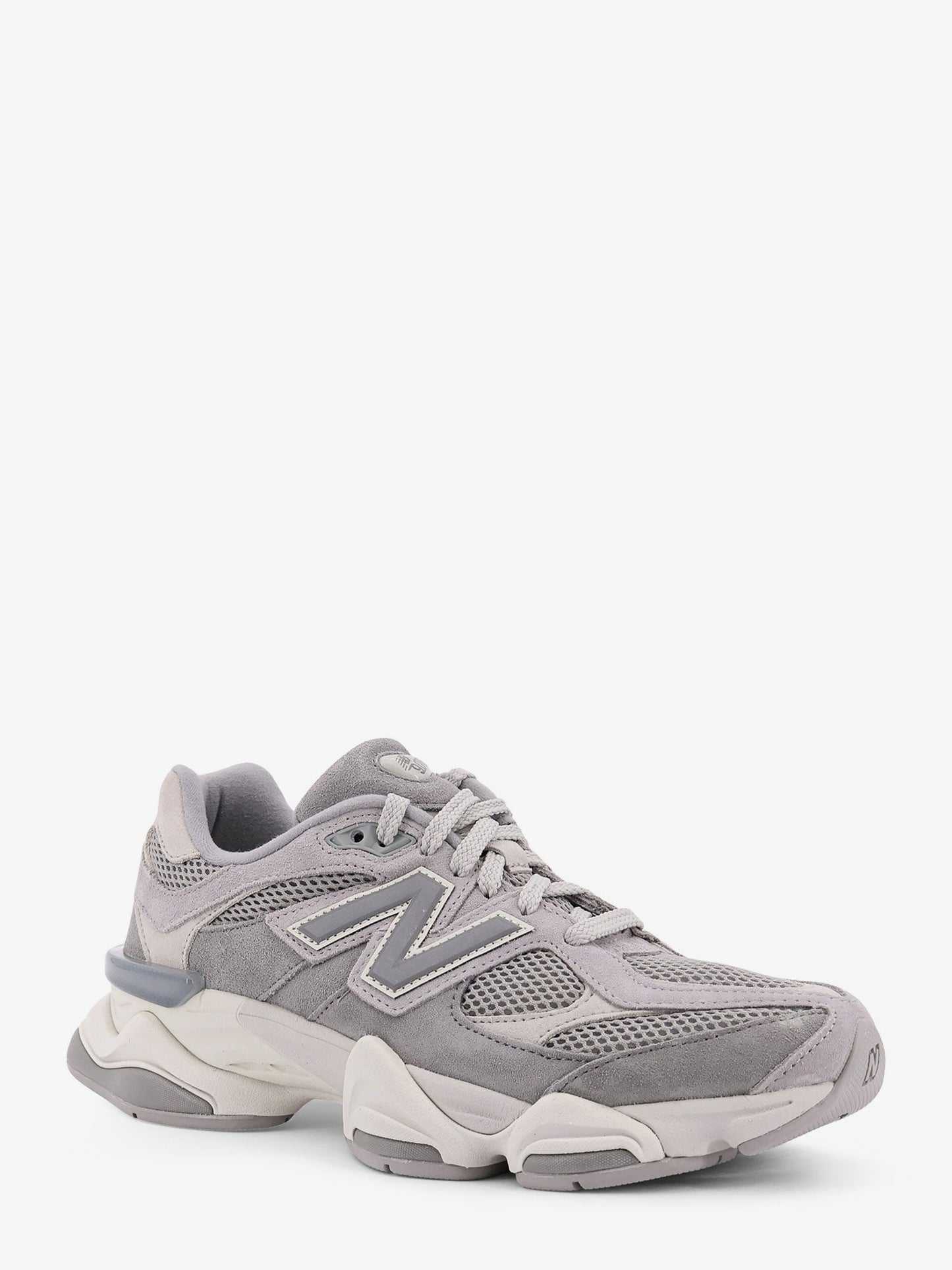 New Balance 9060 Low Top Mesh And Suede Sneakers