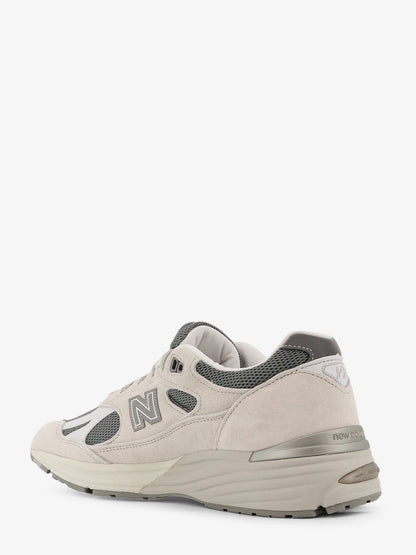 New Balance 991 Mesh And Suede Low Top Sneakers