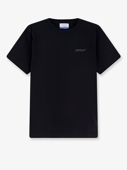 Off White Cotton T Shirt