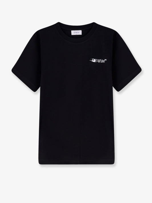 Off White Cotton T Shirt