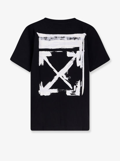 Off White Cotton T Shirt