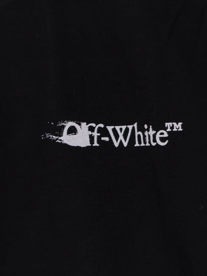Off White Cotton T Shirt