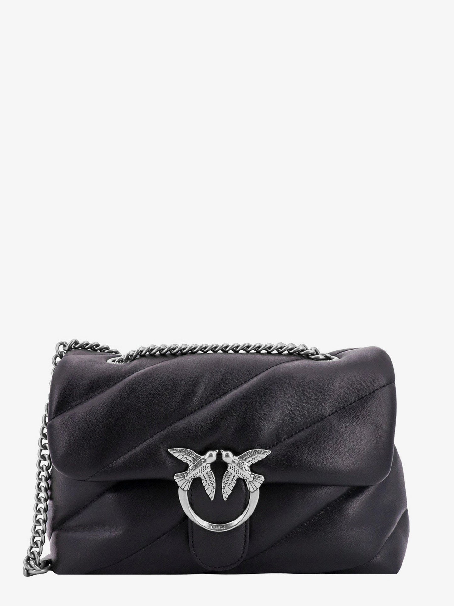 Pinko Love Puff Classic Matelassé Leather Shoulder Bag