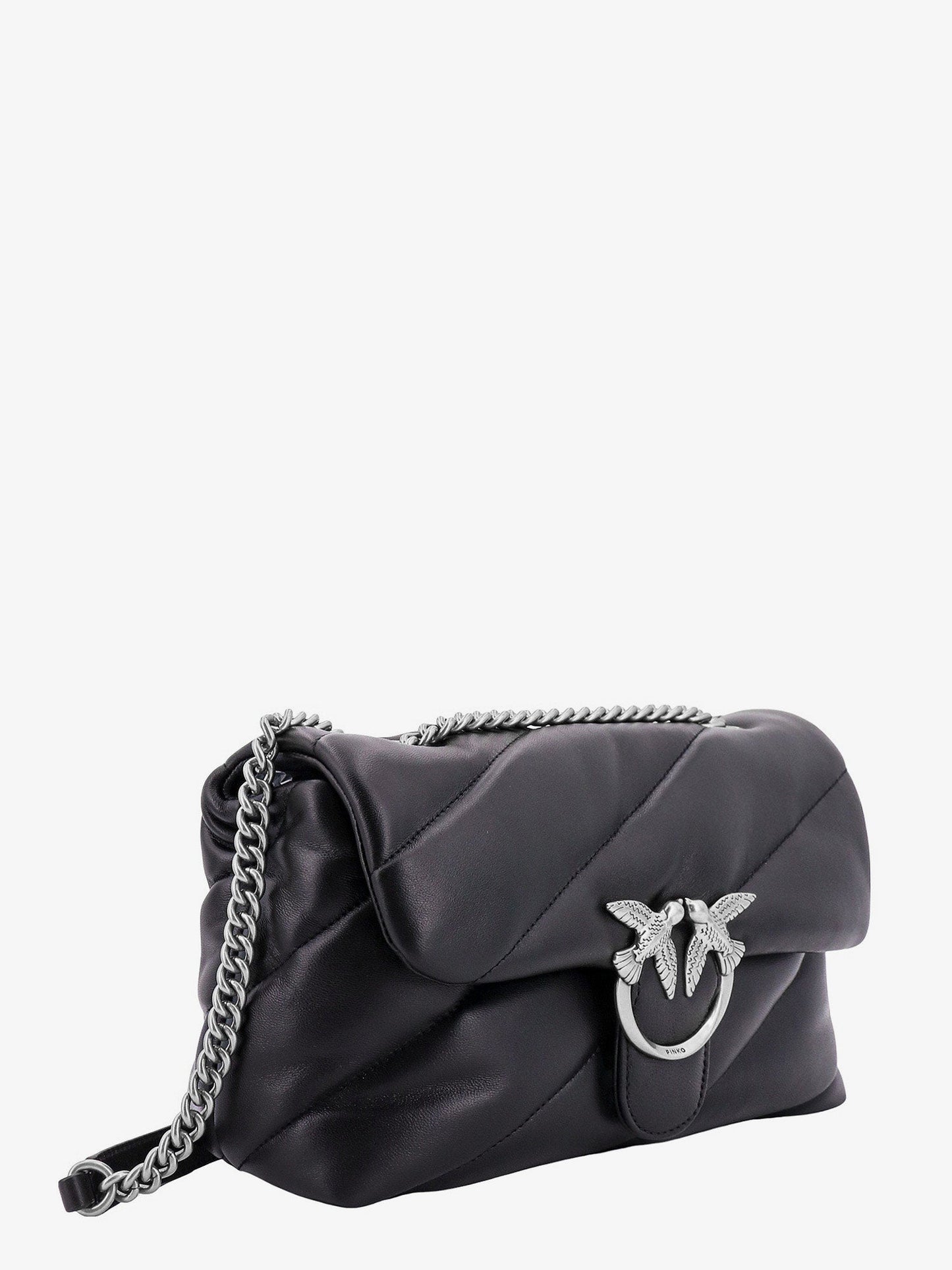 Pinko Love Puff Classic Matelassé Leather Shoulder Bag