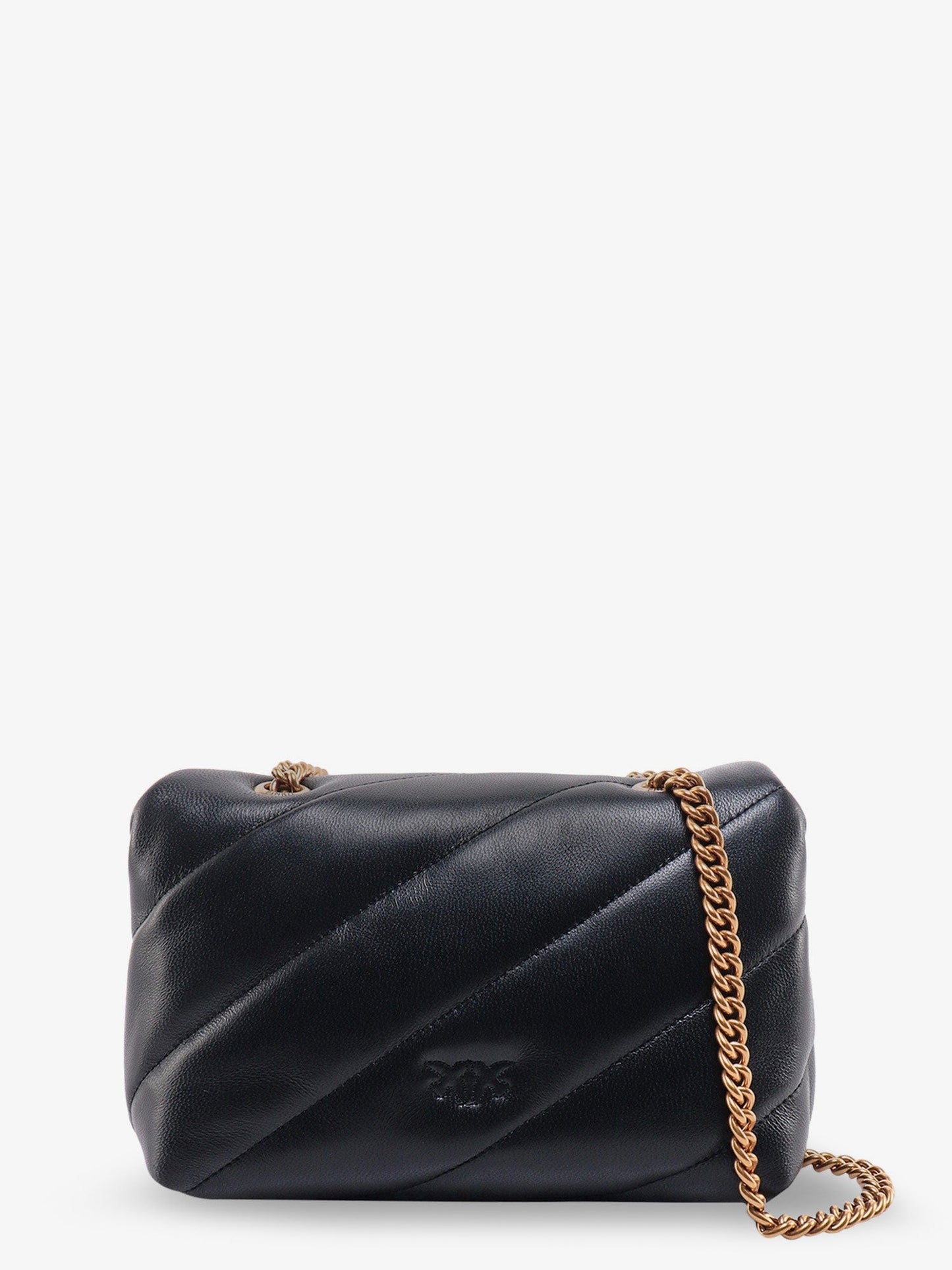 Pinko Love Puff Mini Quilted Leather Crossbody Bag