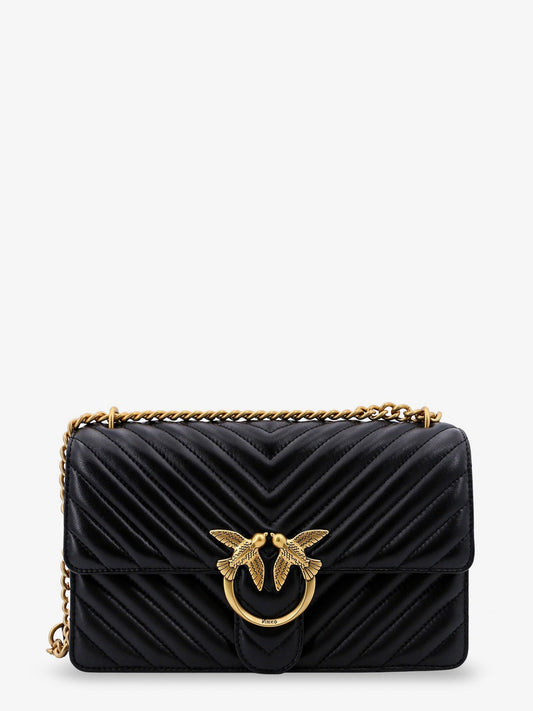 Pinko Love Bag One Quilted Leather Crossbody Bag