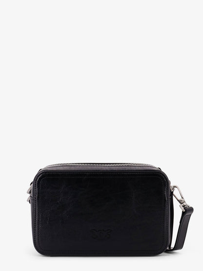 Pinko Carrie leather shoulder bag - Nero
