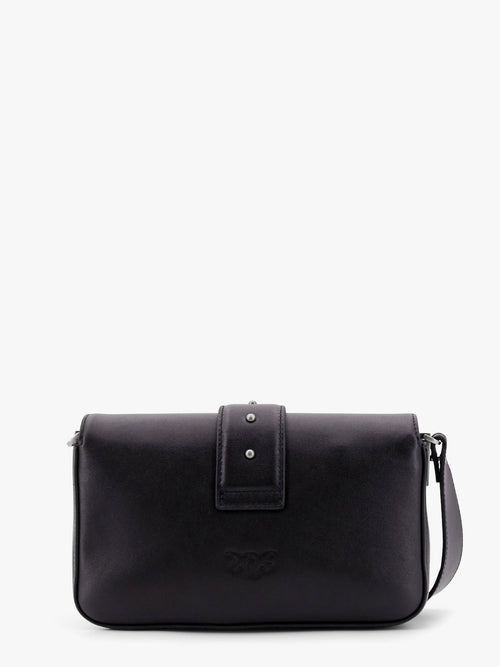 Pinko Love one mini leather shoulder bag - Nero