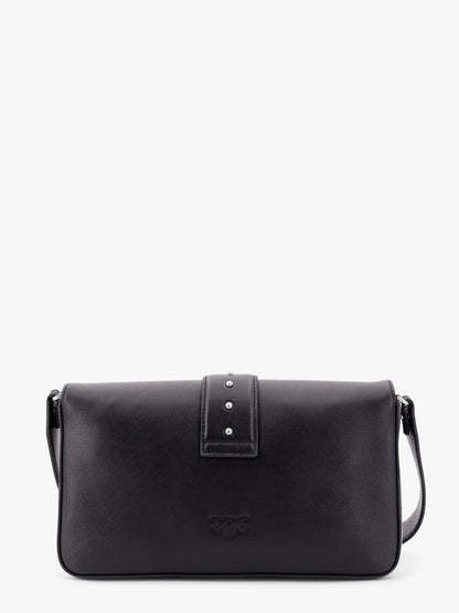 Pinko Love one classic leather shoulder bag - Nero