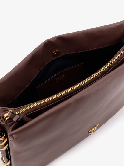 Pinko Triplet Leather Shoulder Bag