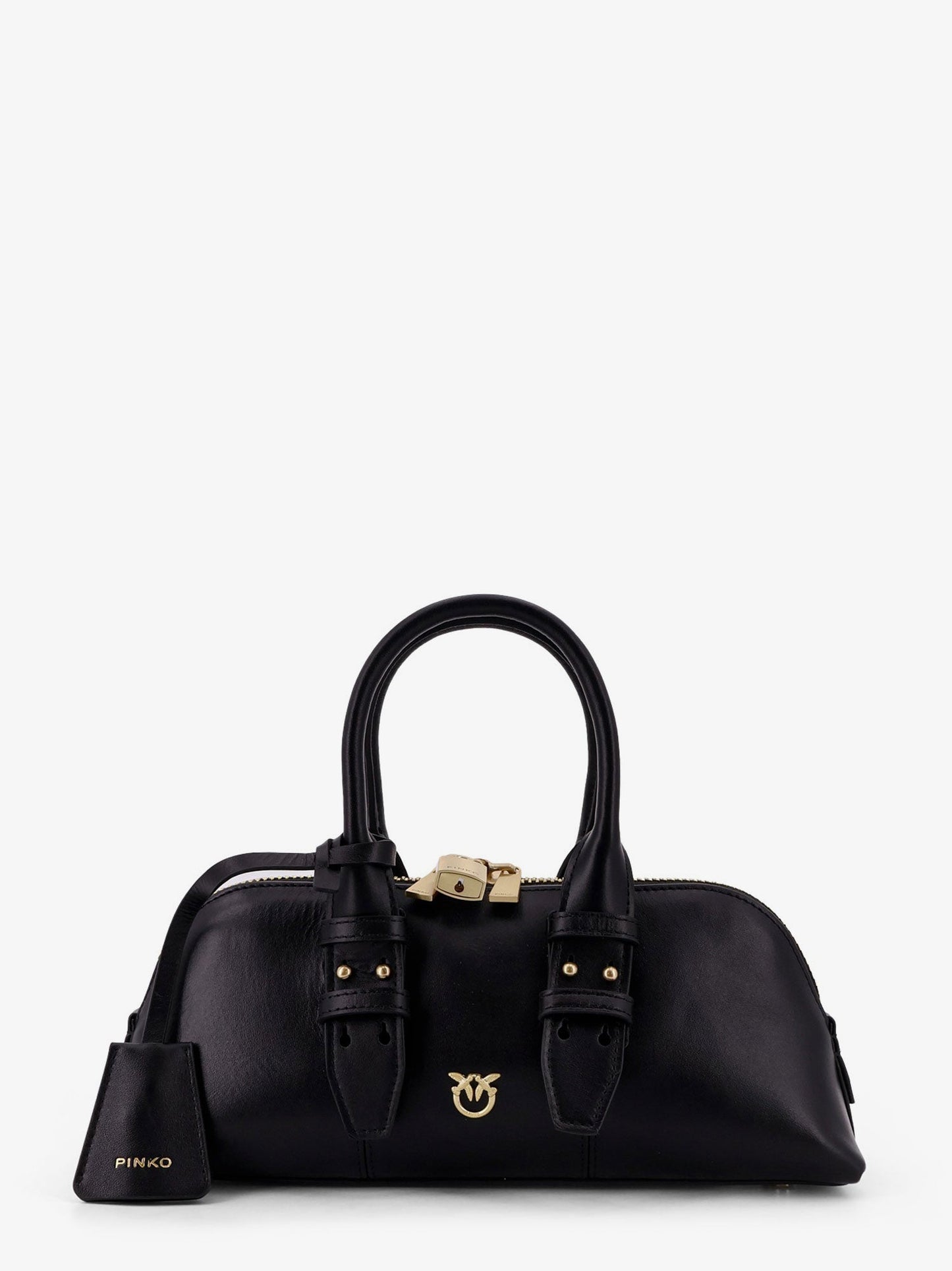 Pinko Bowling Escape Bag Leather Handbag