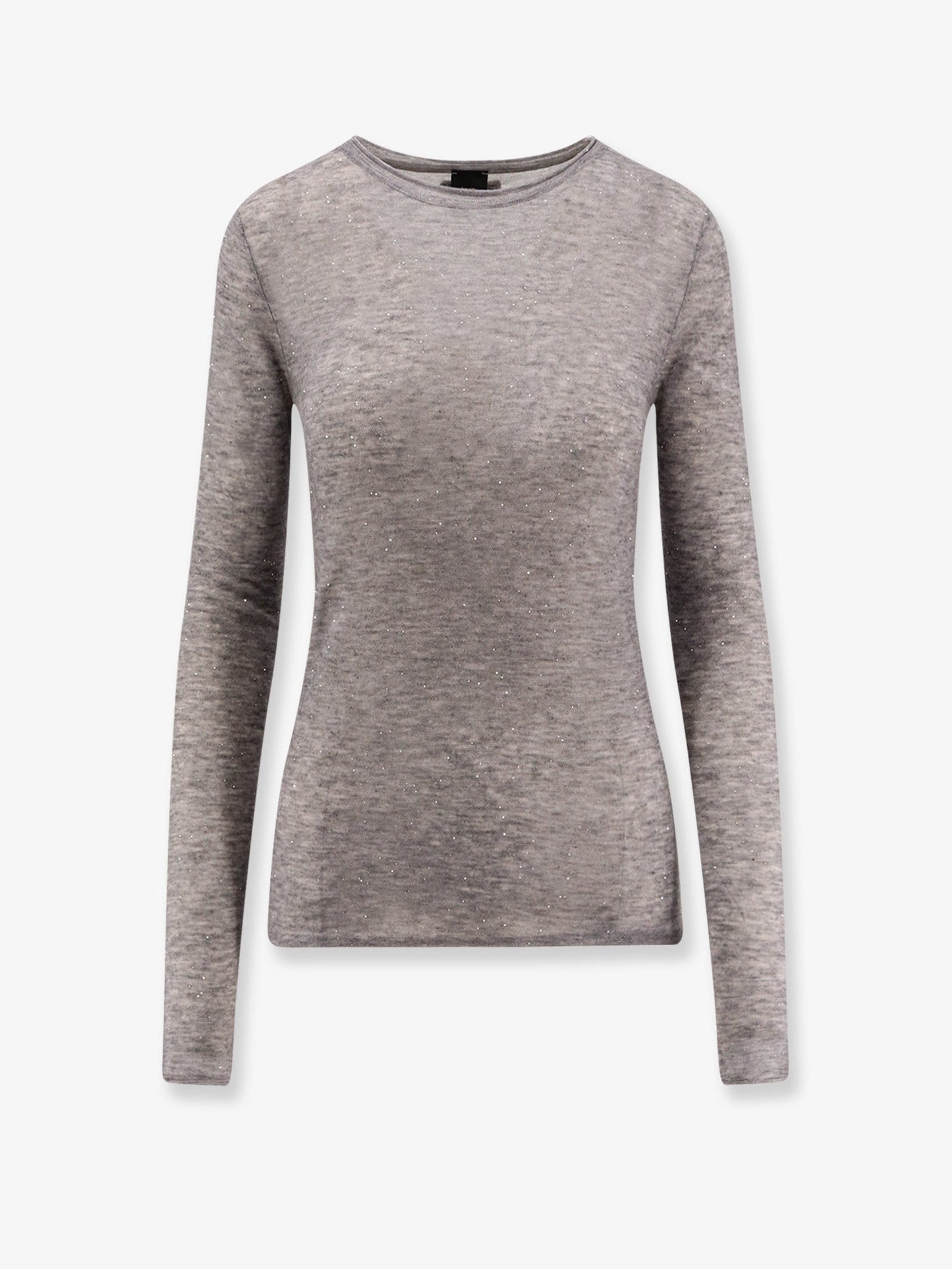 Pinko Pico Wool Top With Rhinestones