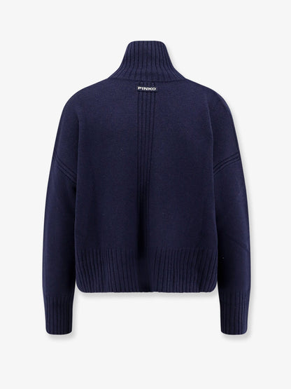 Pinko Falkland Wool And Cashmere Turtleneck Sweater