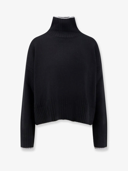 Pinko Falkland Wool And Cashmere Turtleneck Sweater