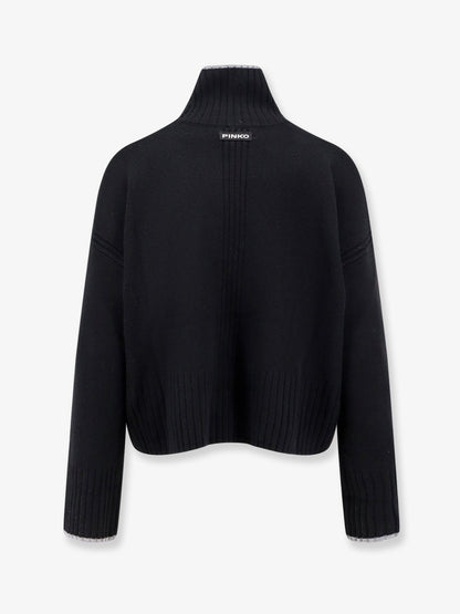 Pinko Falkland Wool And Cashmere Turtleneck Sweater
