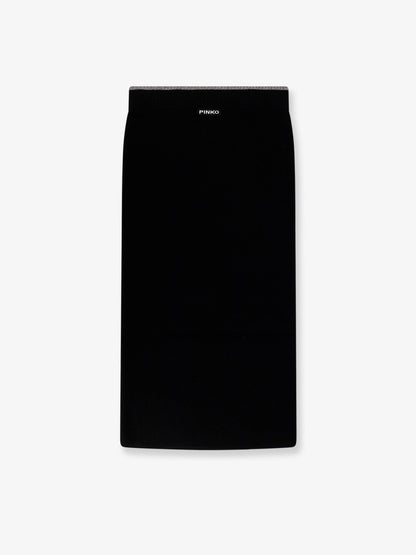Pinko Wool Blend Skirt
