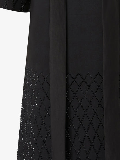Pinko Lipogramma Short Dress With Rhinestones