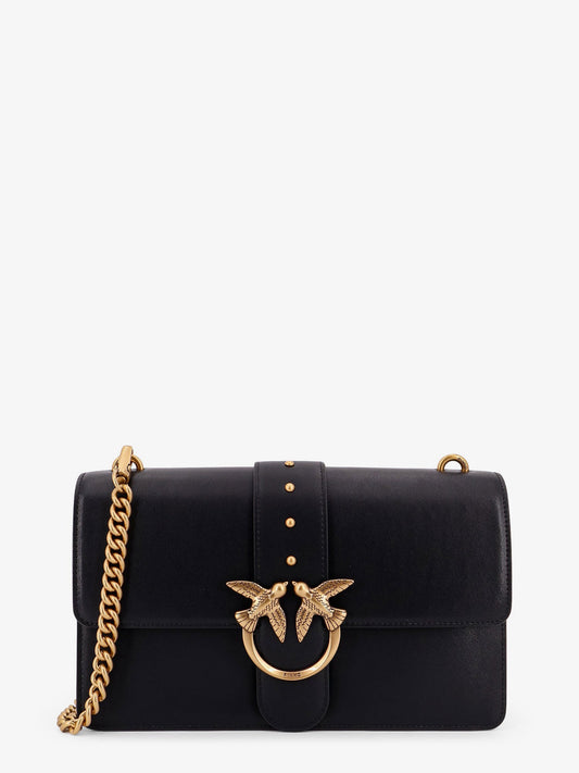 Pinko Love One Leather Crossbody Bag