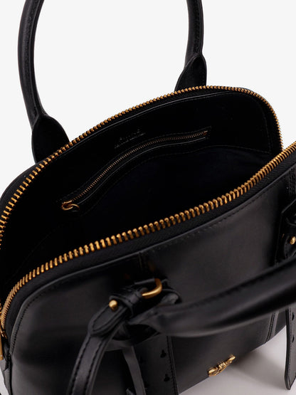 Pinko Bowling Bag Leather Shoulder Bag
