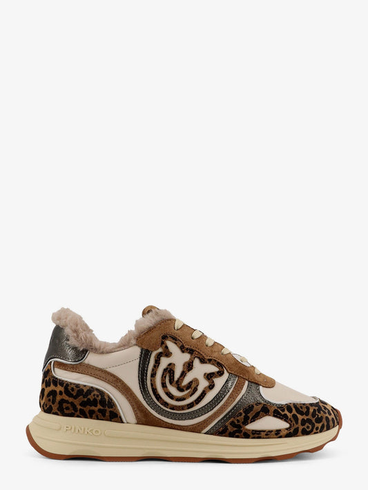 Pinko Zoe 01 Leather Low Top Sneakers