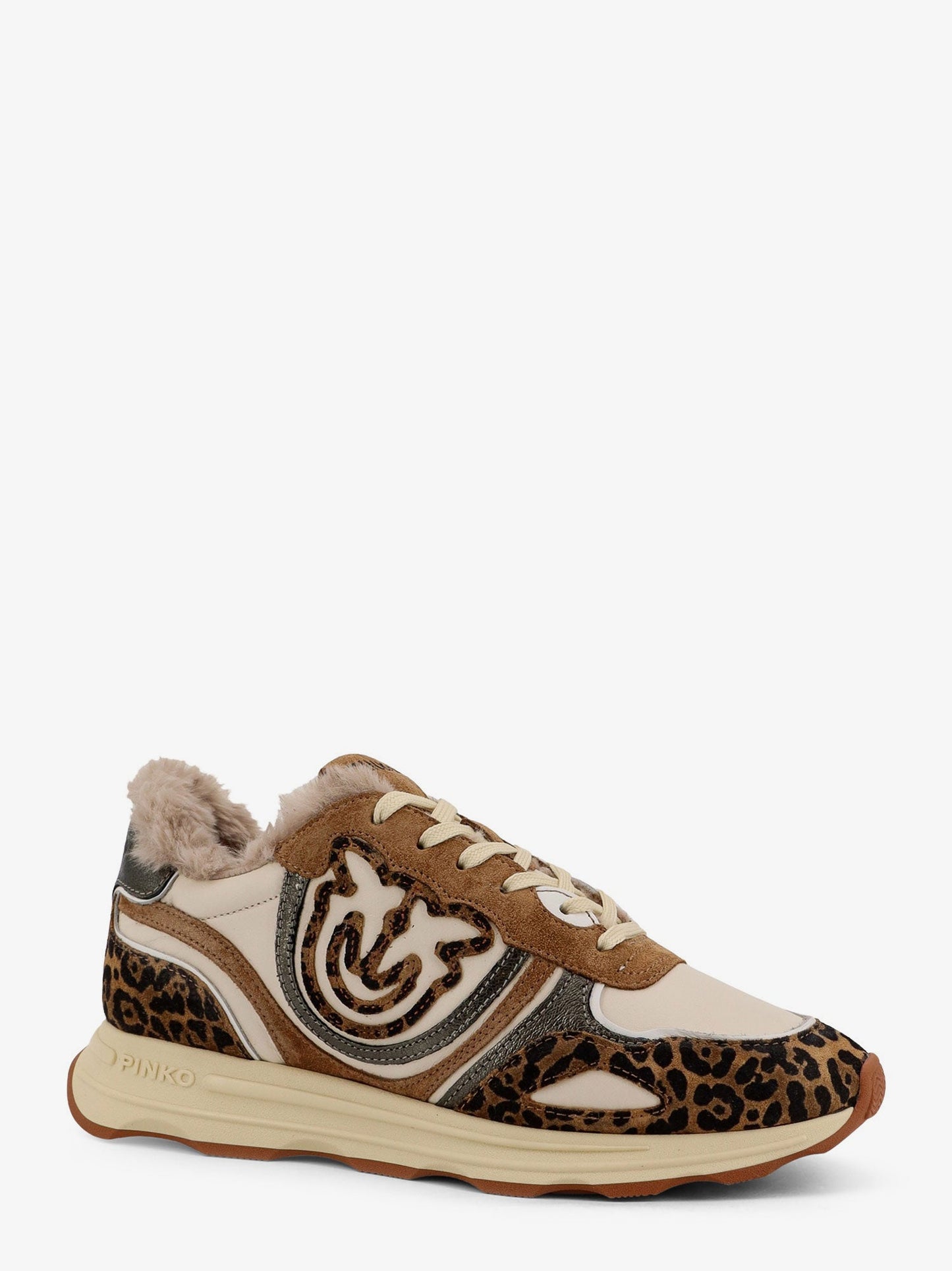 Pinko Zoe 01 Leather Low Top Sneakers