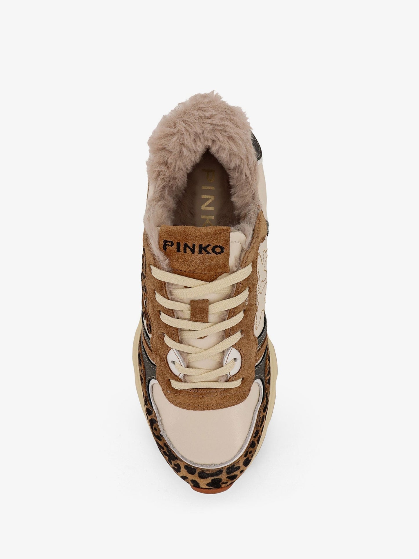 Pinko Zoe 01 Leather Low Top Sneakers