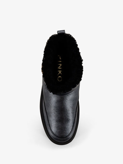 Pinko Yoko 22 Leather Ankle Boots