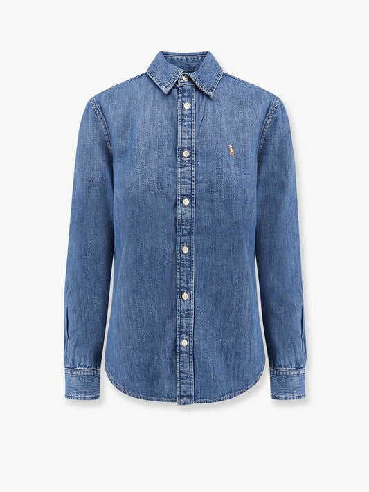 Polo Ralph Lauren Denim Shirt With Embroidered Logo