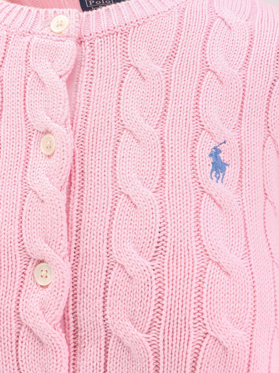 Polo Ralph Lauren Cotton Cardigan With Contrasting Logo