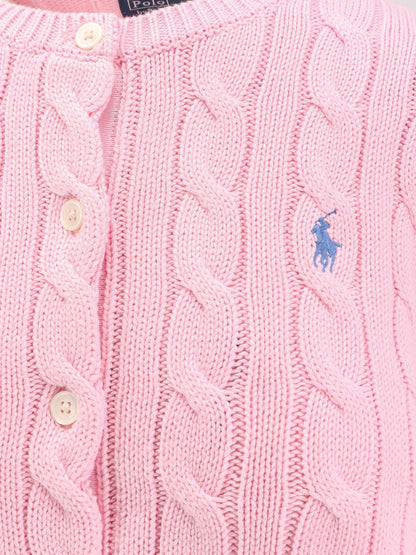Polo Ralph Lauren Cotton Cardigan With Contrasting Logo