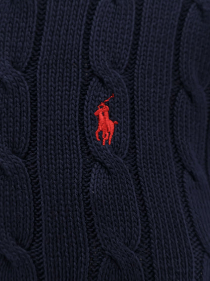 Polo Ralph Lauren Cotton Sweater With Embroidered Logo On The Front