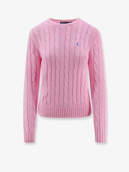 Polo Ralph Lauren Cotton Sweater With Embroidered Logo On The Front