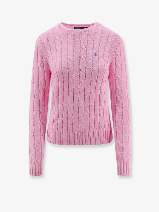 Polo Ralph Lauren Cotton Sweater With Embroidered Logo On The Front