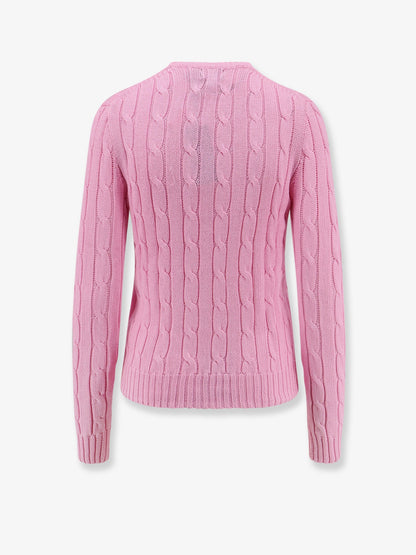 Polo Ralph Lauren Cotton Sweater With Embroidered Logo On The Front