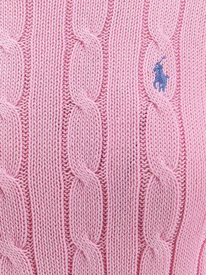 Polo Ralph Lauren Cotton Sweater With Embroidered Logo On The Front