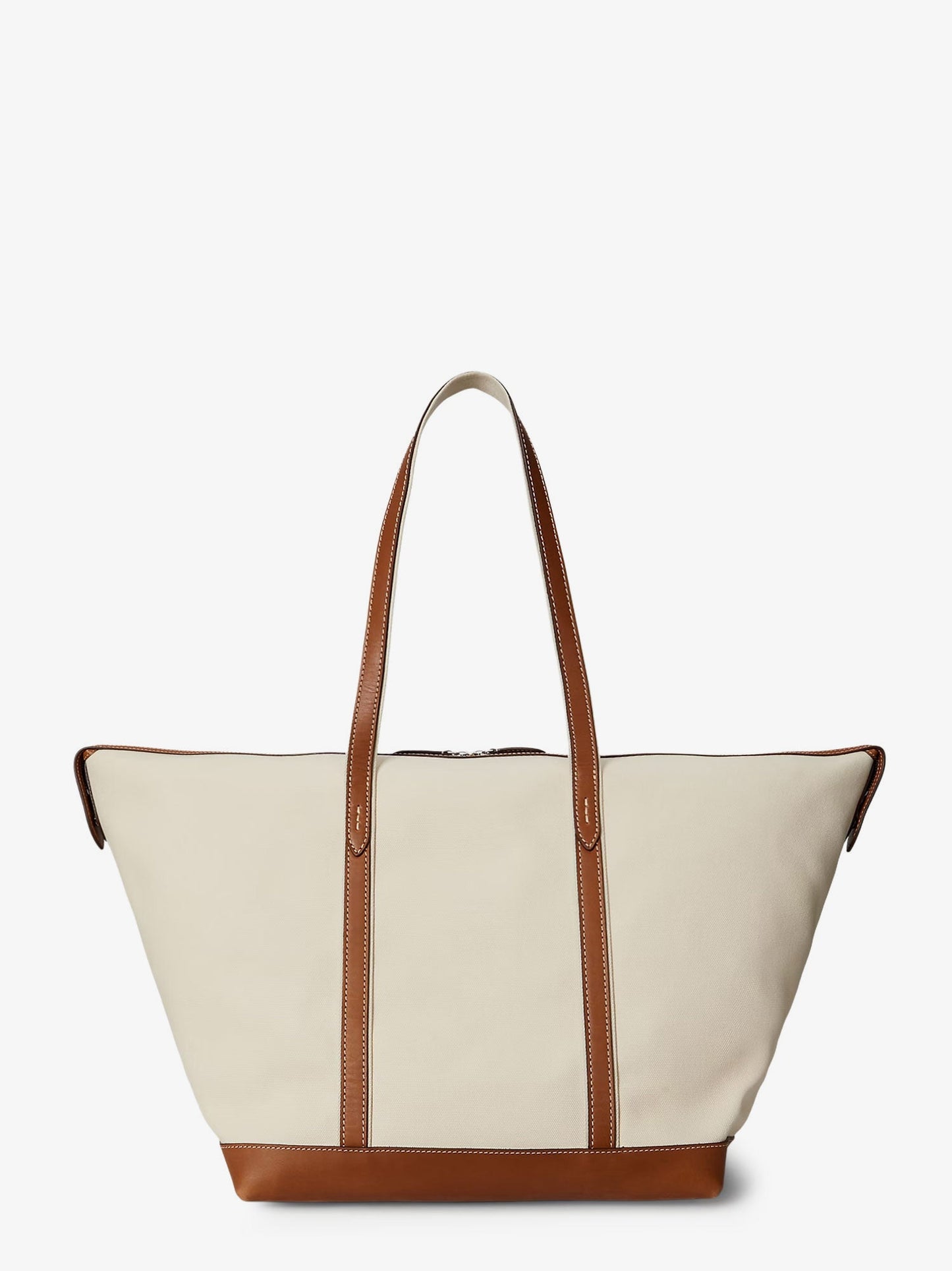 Polo Ralph Lauren Canvas Travel Bag With Leather Profiles