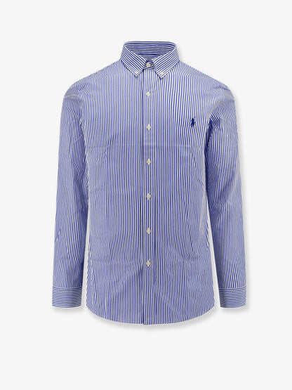 Polo Ralph Lauren Cotton Shirt With Front Embroidered Logo