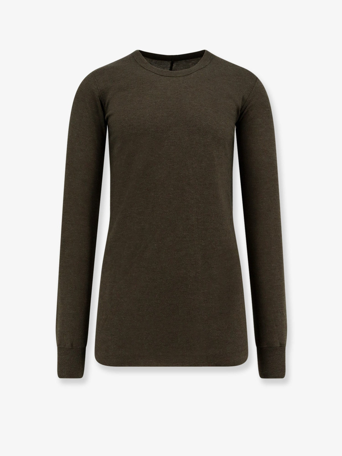 Rick Owens Basic LS T viscose blend T-shirt - Verde