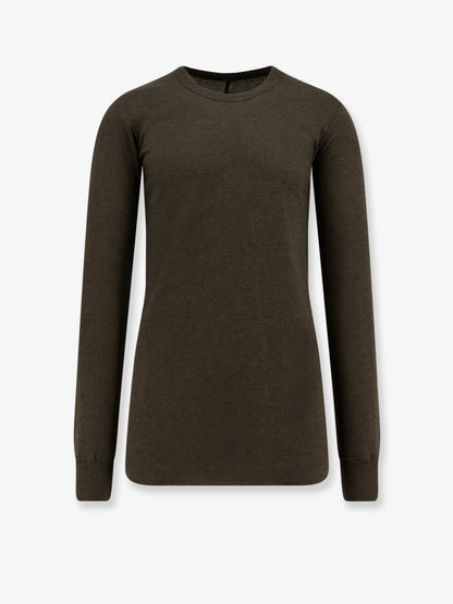 Rick Owens Basic LS T viscose blend T-shirt - Verde