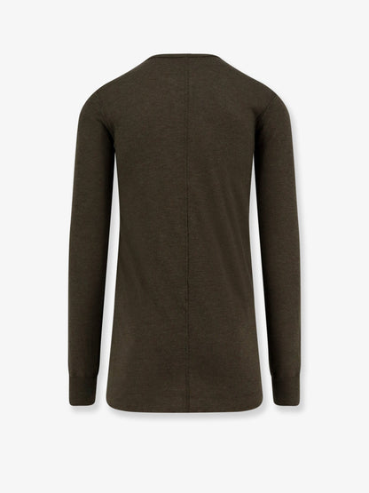 Rick Owens Basic LS T viscose blend T-shirt - Verde