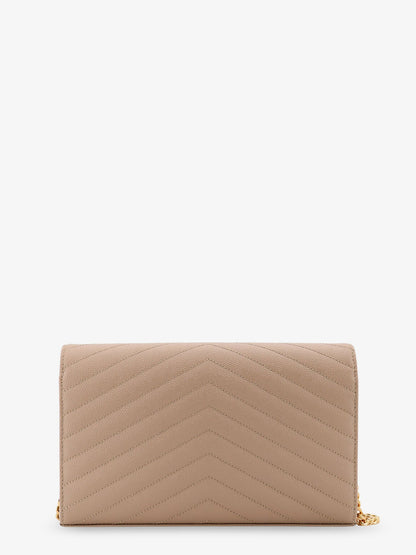Saint Laurent Cassandre Pochette Grain De Poudre Leather Crossbody Bag