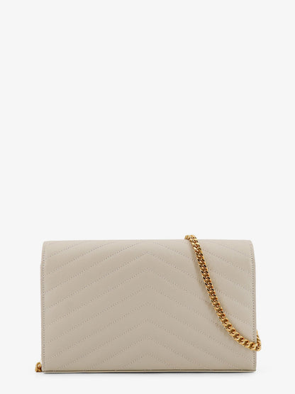 Saint Laurent Cassandre Pochette Grain De Poudre Leather Crossbody Bag