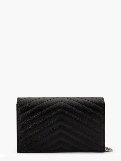 Saint Laurent Cassandre Pochette Grain De Poudre Leather Crossbody Bag