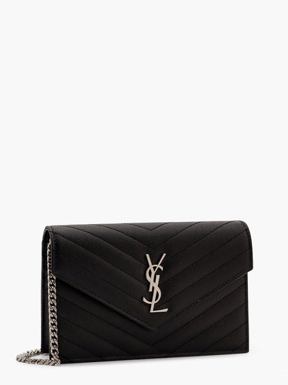 Saint Laurent Cassandre Pochette Grain De Poudre Leather Crossbody Bag