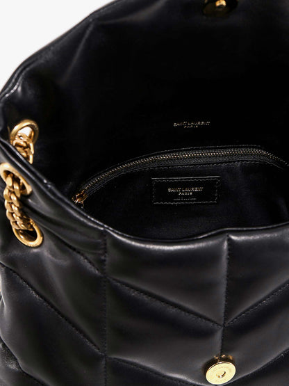 Saint Laurent Loulou Puffer Matelassé Leather Shoulder Bag