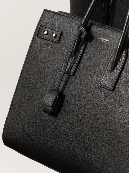 Saint Laurent Sac De Jour Large Leather Shoulder Bag