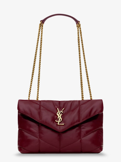 Saint Laurent Loulou Puffer Toy Matelassé Leather Crossbody Bag