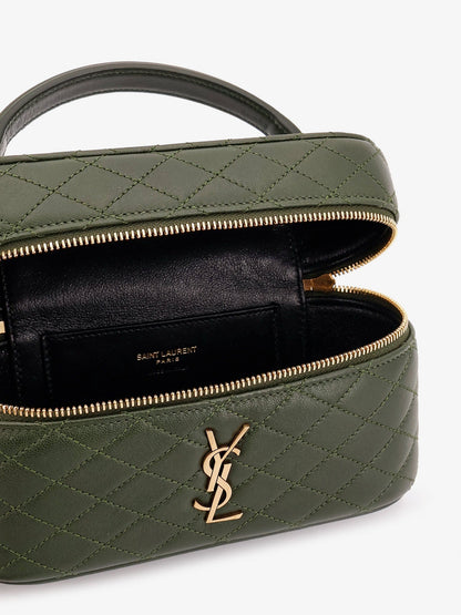 Saint Laurent Gaby Vanity Bag In Leather