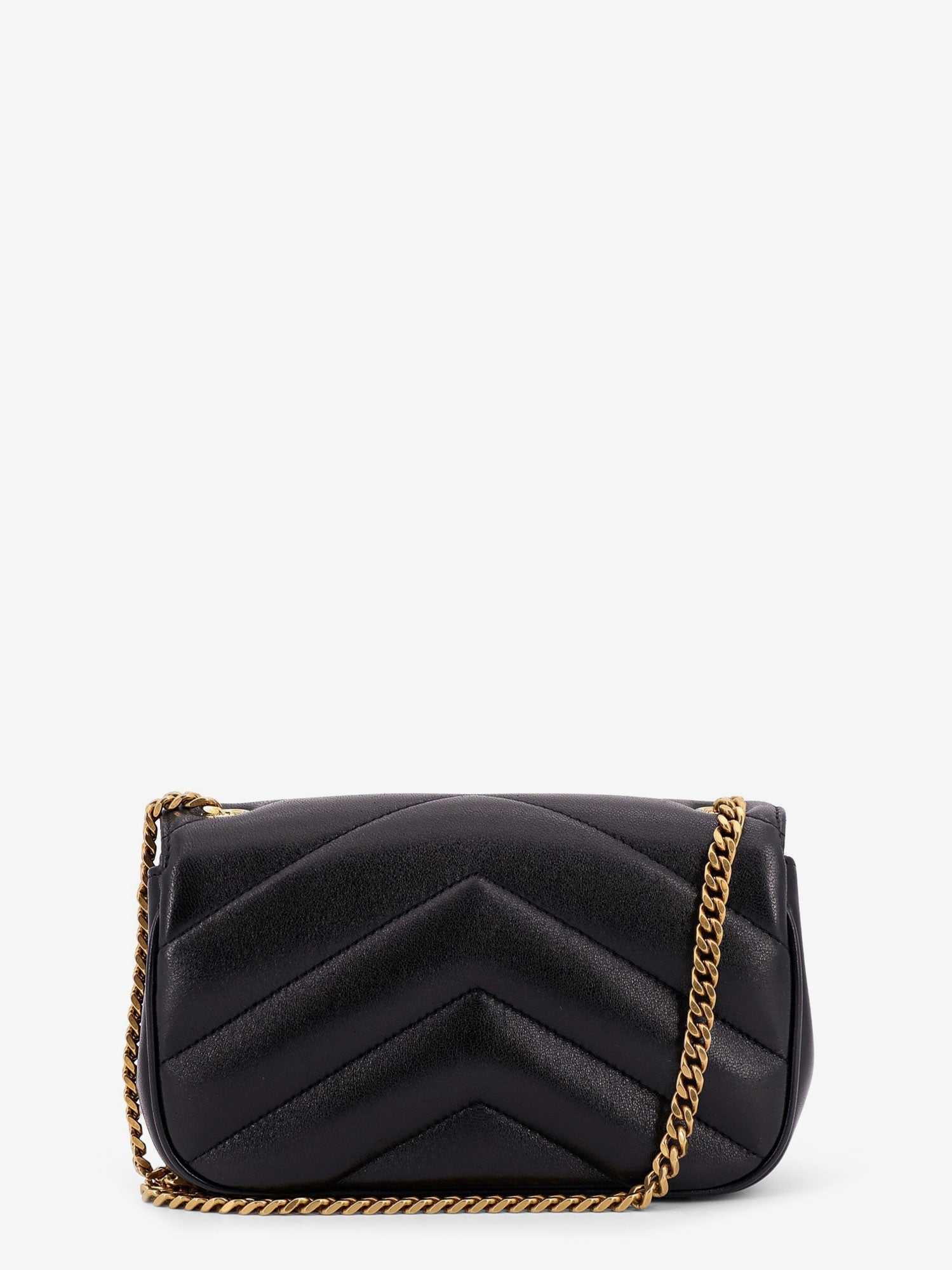 ショルダーバッグ・ポシェット Saint Laurent Loulou Mini Leather Shoulder Bag With Chevron LOULOU MINI in lambskin | Saint Laurent | YSL US